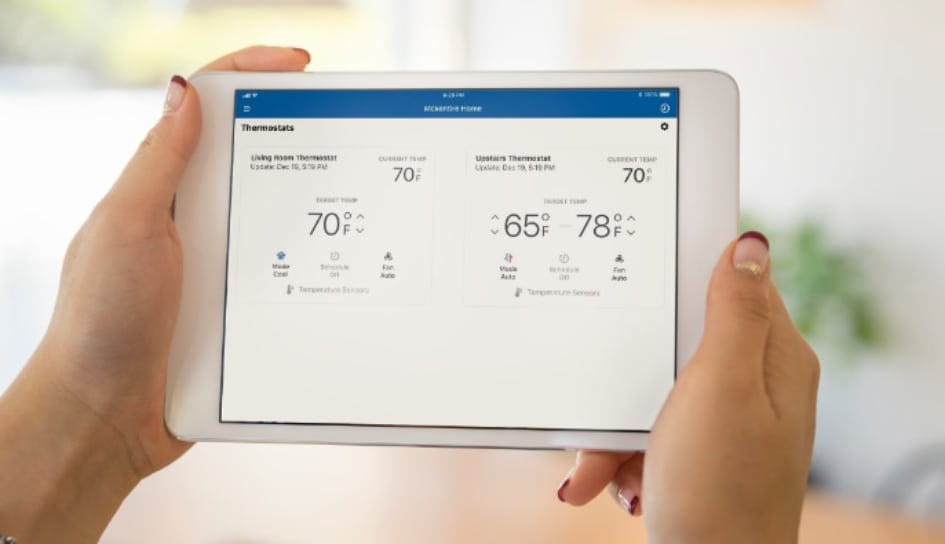 Thermostat control in Augusta